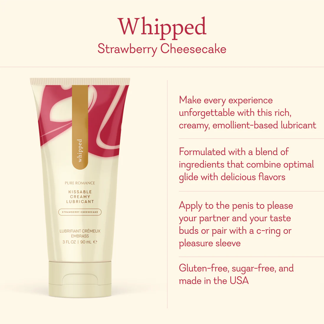Whipped- Strawberry Cheesecake