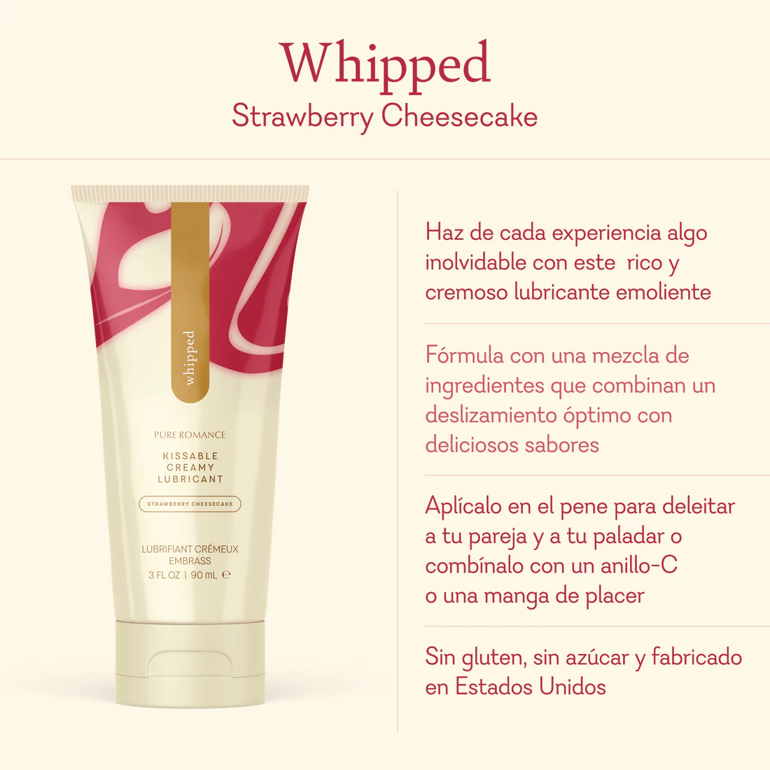 Whipped- Strawberry Cheesecake