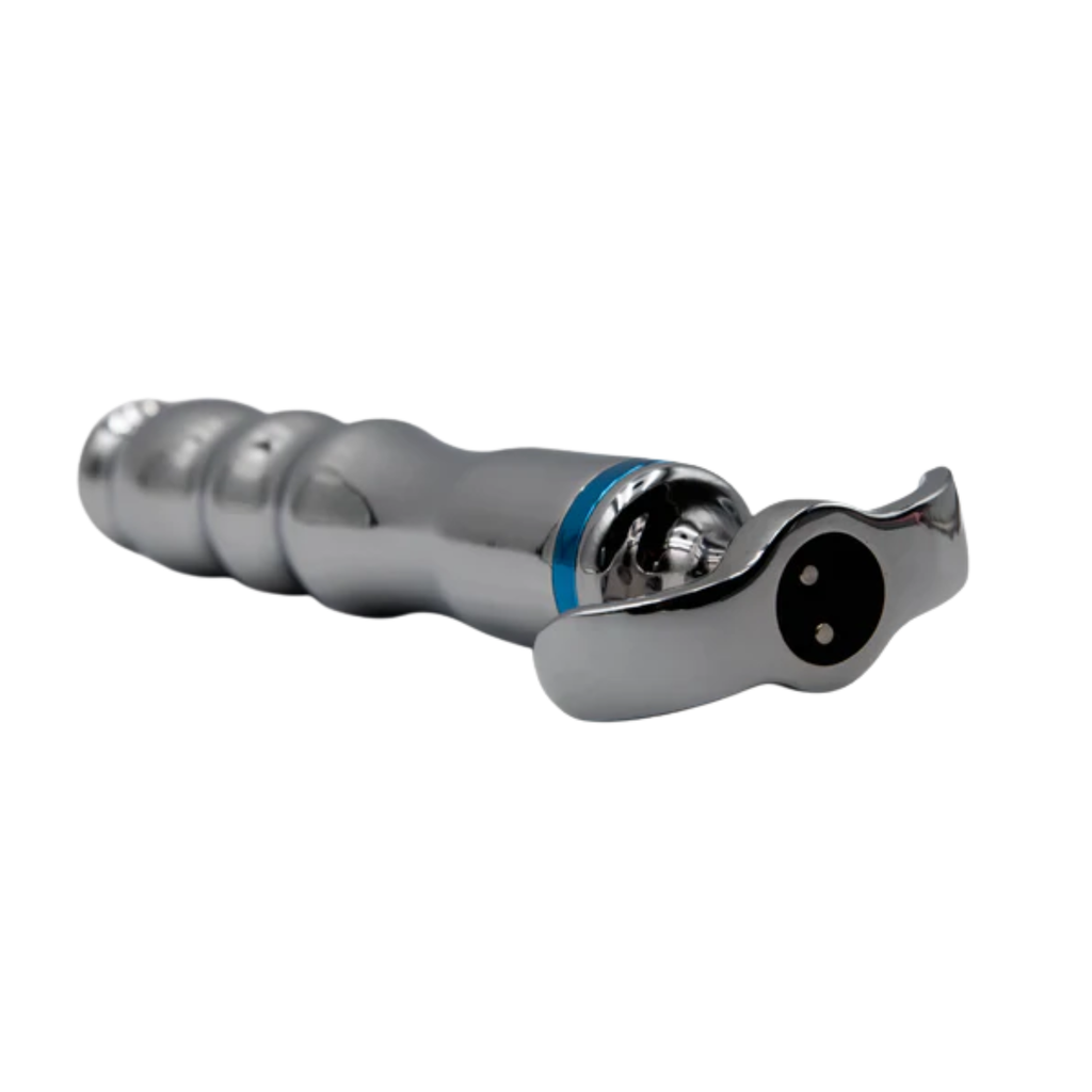 Hidden Treasure – Luxe Ribbed Metal Vibrator