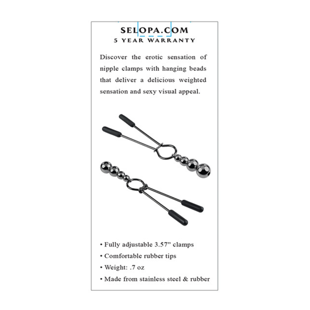 Selopa Beaded Nipple Clamps