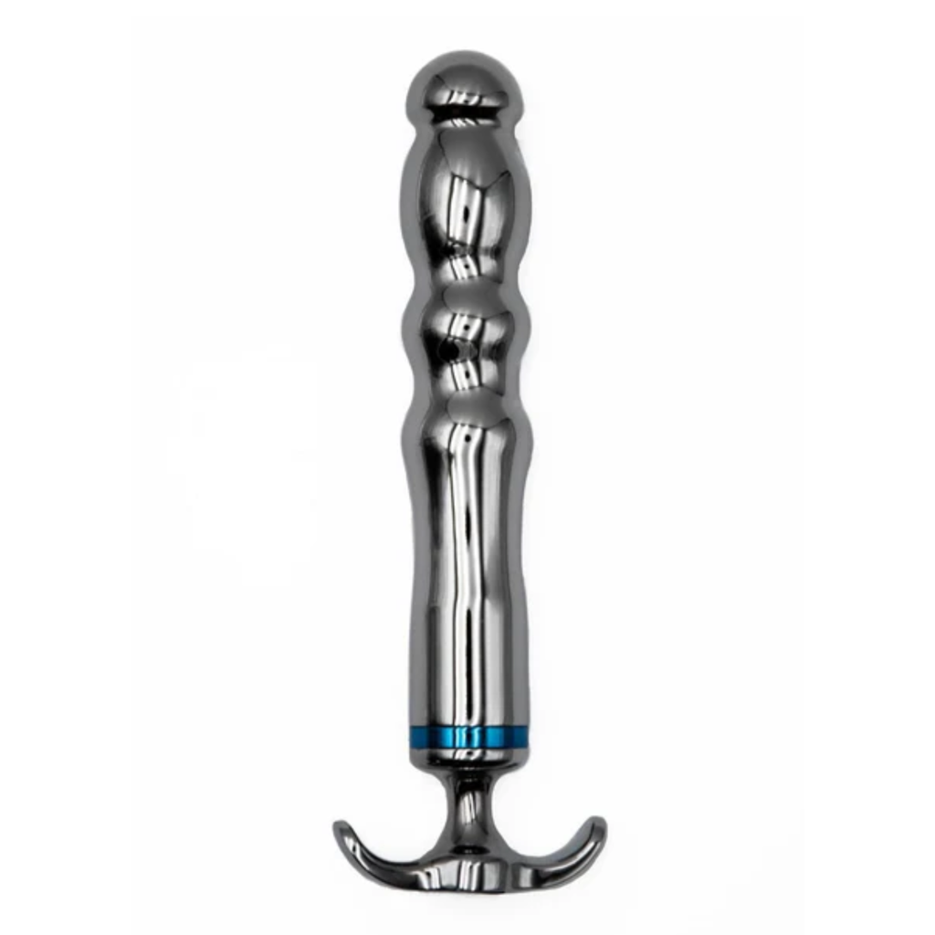 Hidden Treasure – Luxe Ribbed Metal Vibrator