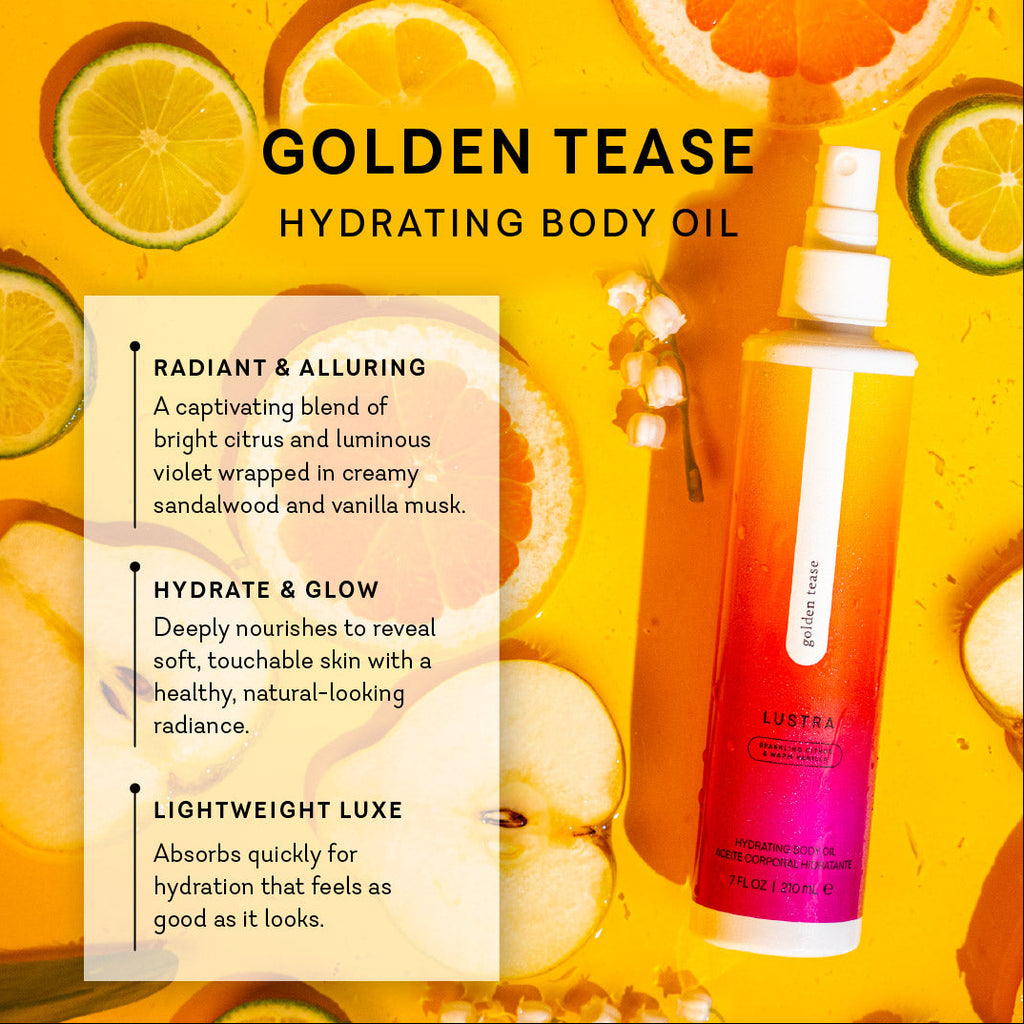 Lustra Hydrating Body Oil - Golden Tease