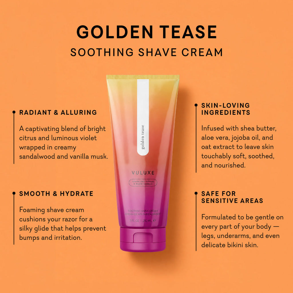 Vuluxe Soothing Shave Cream - Golden Tease