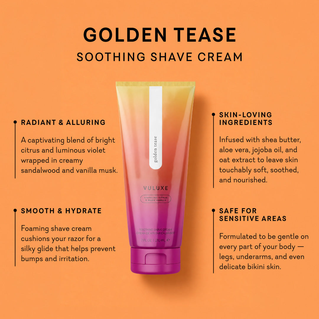 Vuluxe Soothing Shave Cream - Golden Tease