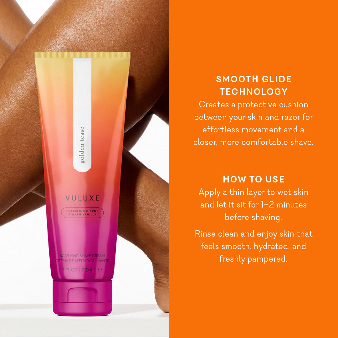 Vuluxe Soothing Shave Cream - Golden Tease