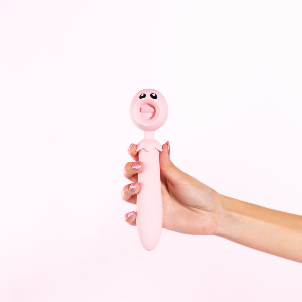 Lick n' Stick Dual Ended Flicker & G-Spot Vibrator