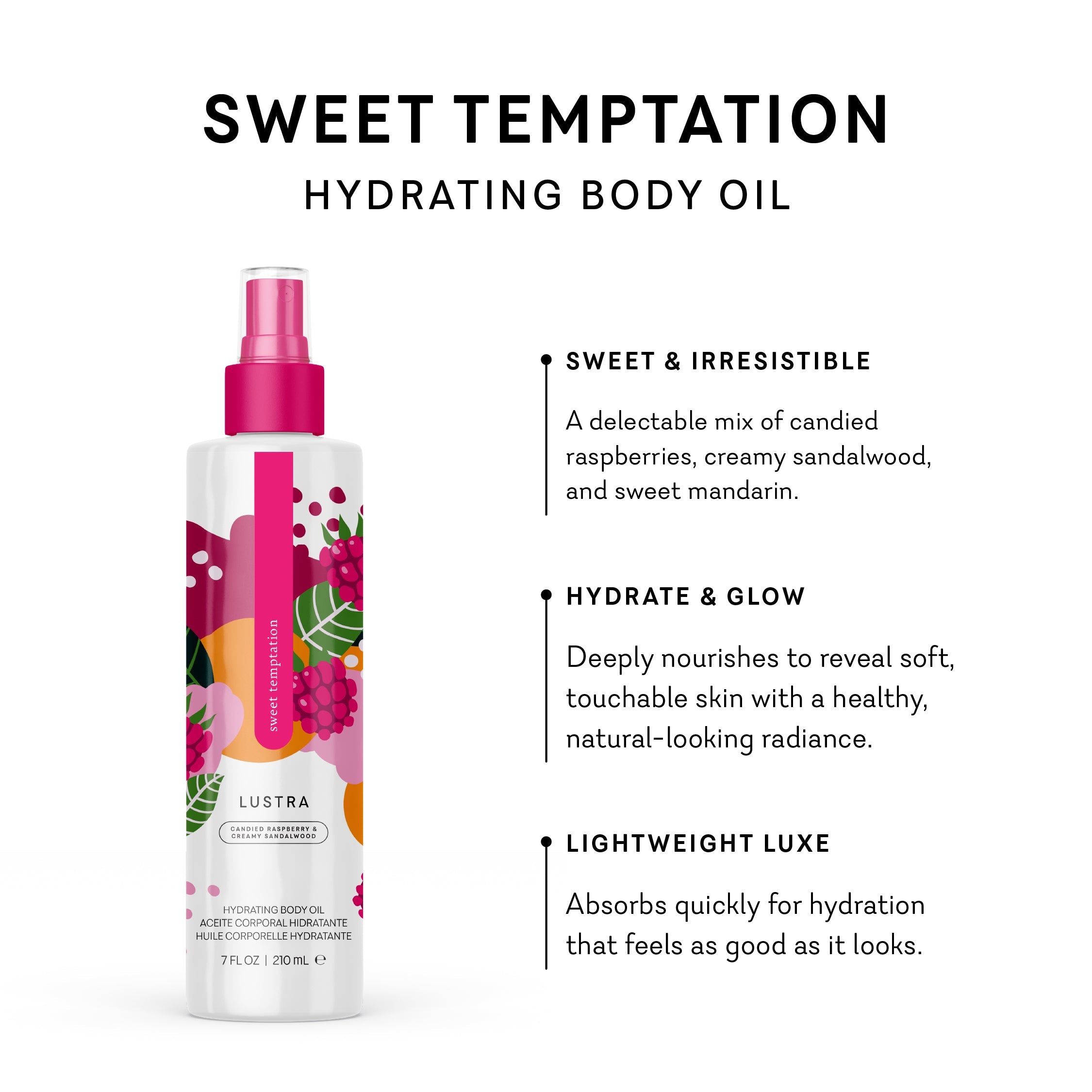 Lustra Hydrating Body Oil - Sweet Temptation