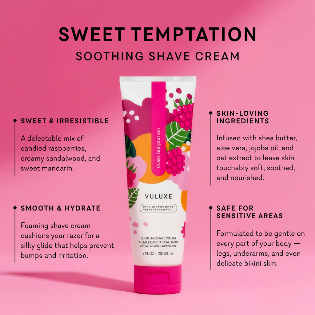 Vuluxe Soothing Shave Cream - Sweet Temptation