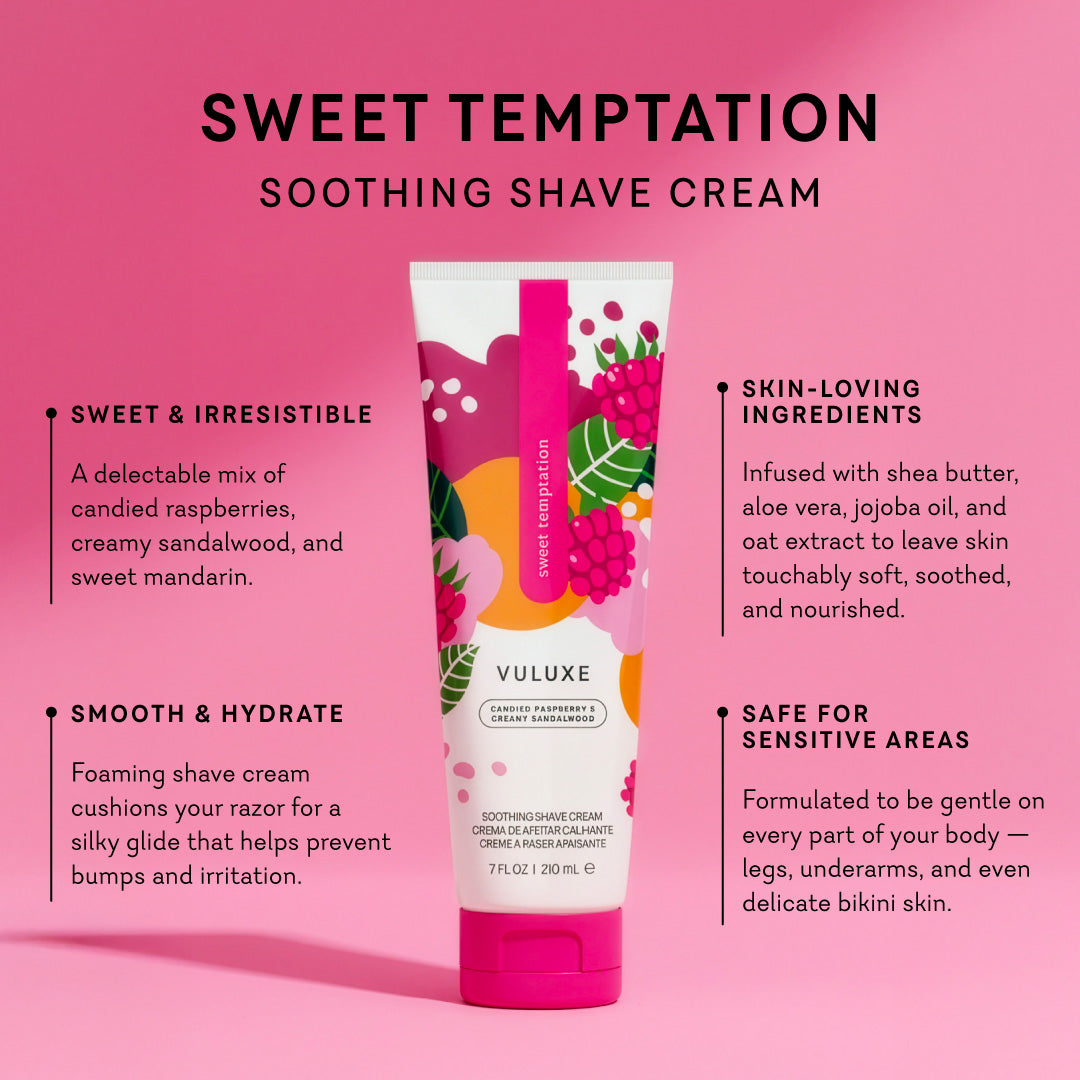 Vuluxe Soothing Shave Cream - Sweet Temptation