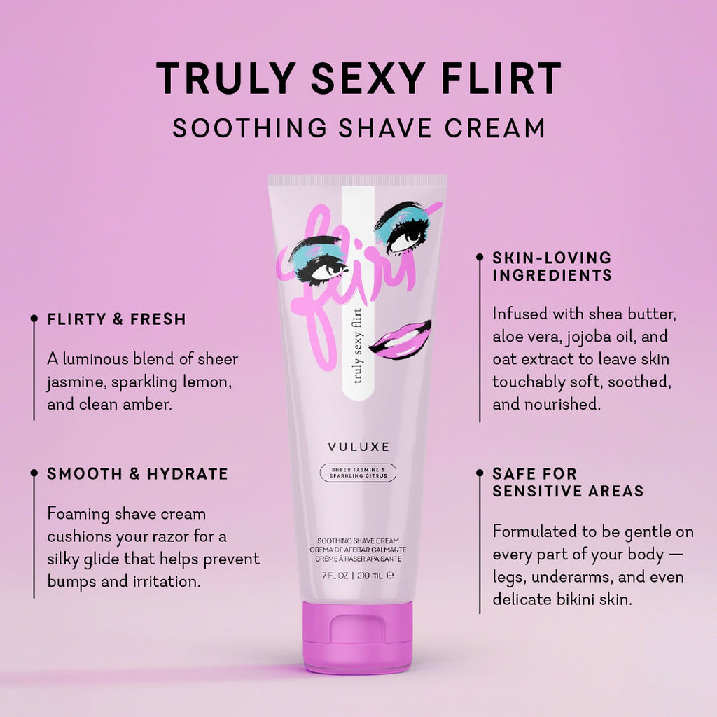Vuluxe Soothing Shave Cream - Truly Sexy Flirt
