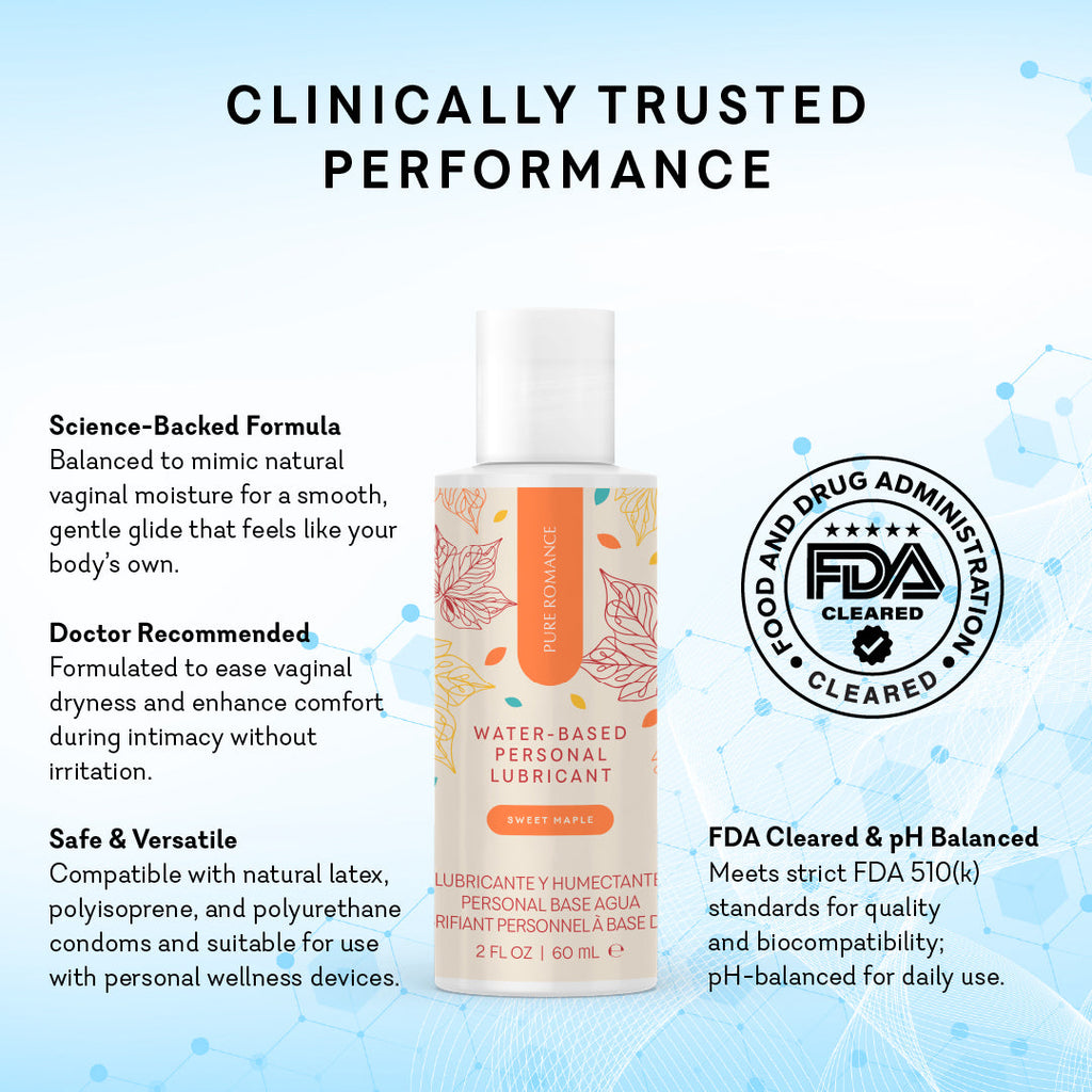 Water Based Personal Lubricant - Sweet Maple