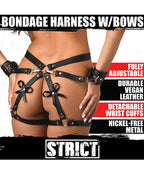 Strict Bondage Harness w/Bows - M/L