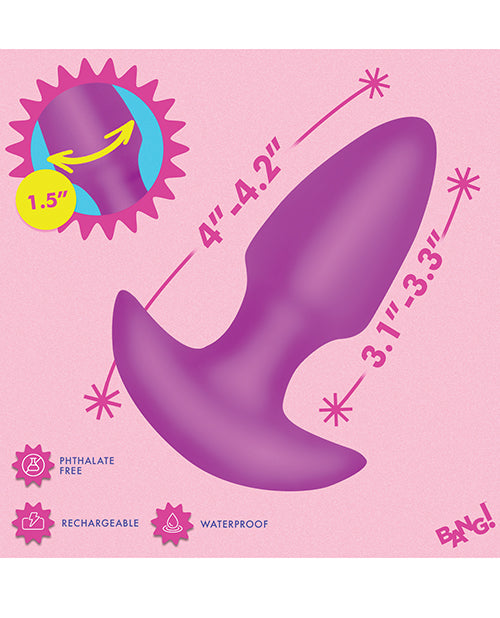 Bang! Thrusting & Vibrating Butt Plug