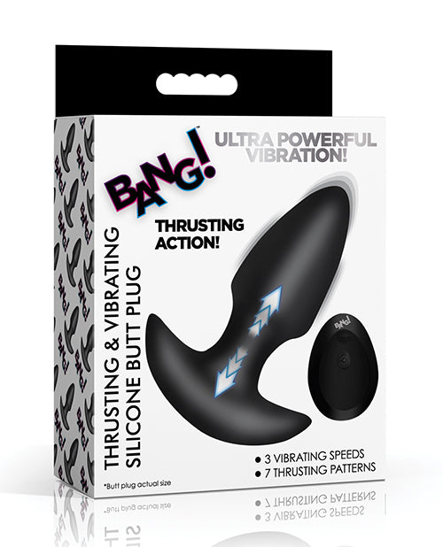 Bang! Thrusting & Vibrating Butt Plug