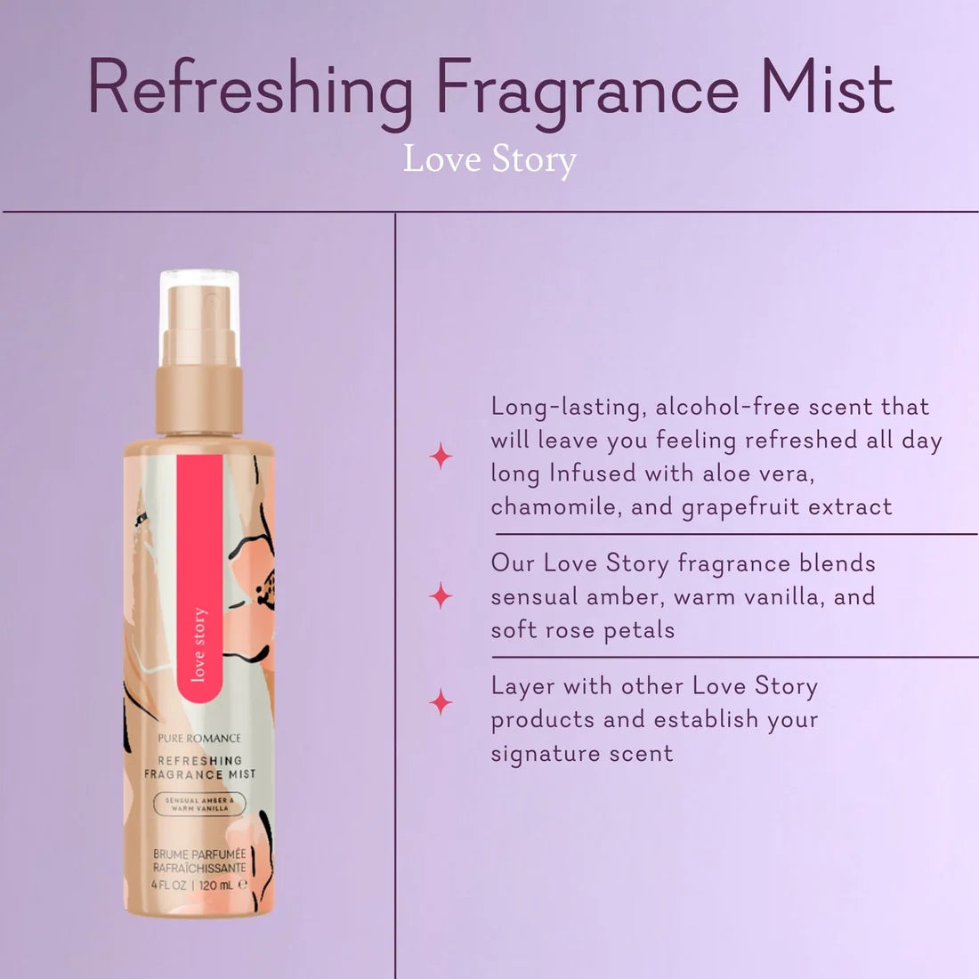 Refreshing Fragrance Mist - Love Story