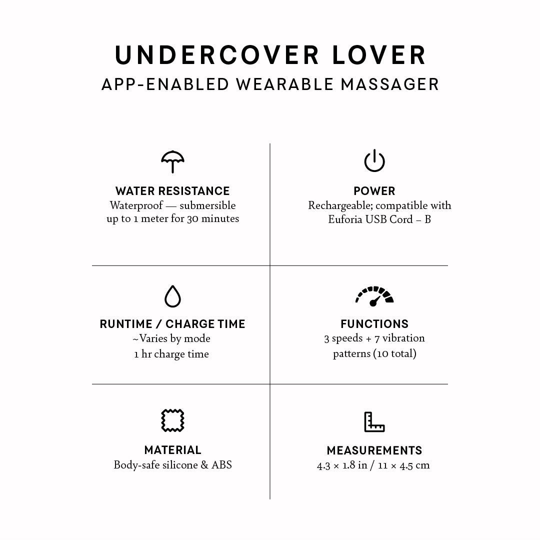 Euforia - Undercover Lover - App Controlled